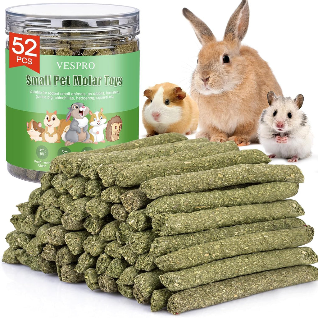 52Pcs Rabbit Chew Sticks, Guinea Pig Toys, Natural Timothy Grass Molar Teeth Stick, Mixing Flowers, Roses, Calendula and Forget Me Not, Small Animals Treats - Image 12
