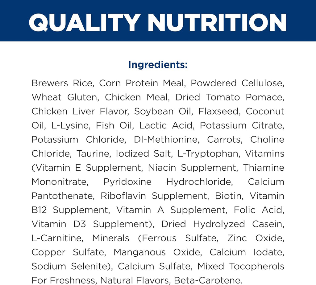 Hill's Prescription Diet c/d cat food packaging with veterinary recommendation seal
