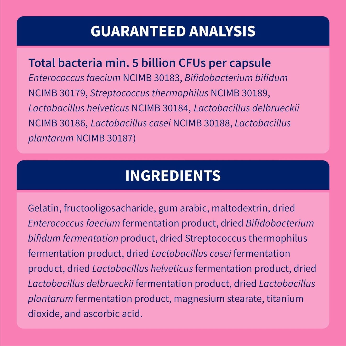 Side view of Nutramax Proviable probiotic supplement