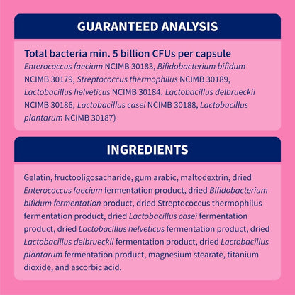 Side view of Nutramax Proviable probiotic supplement