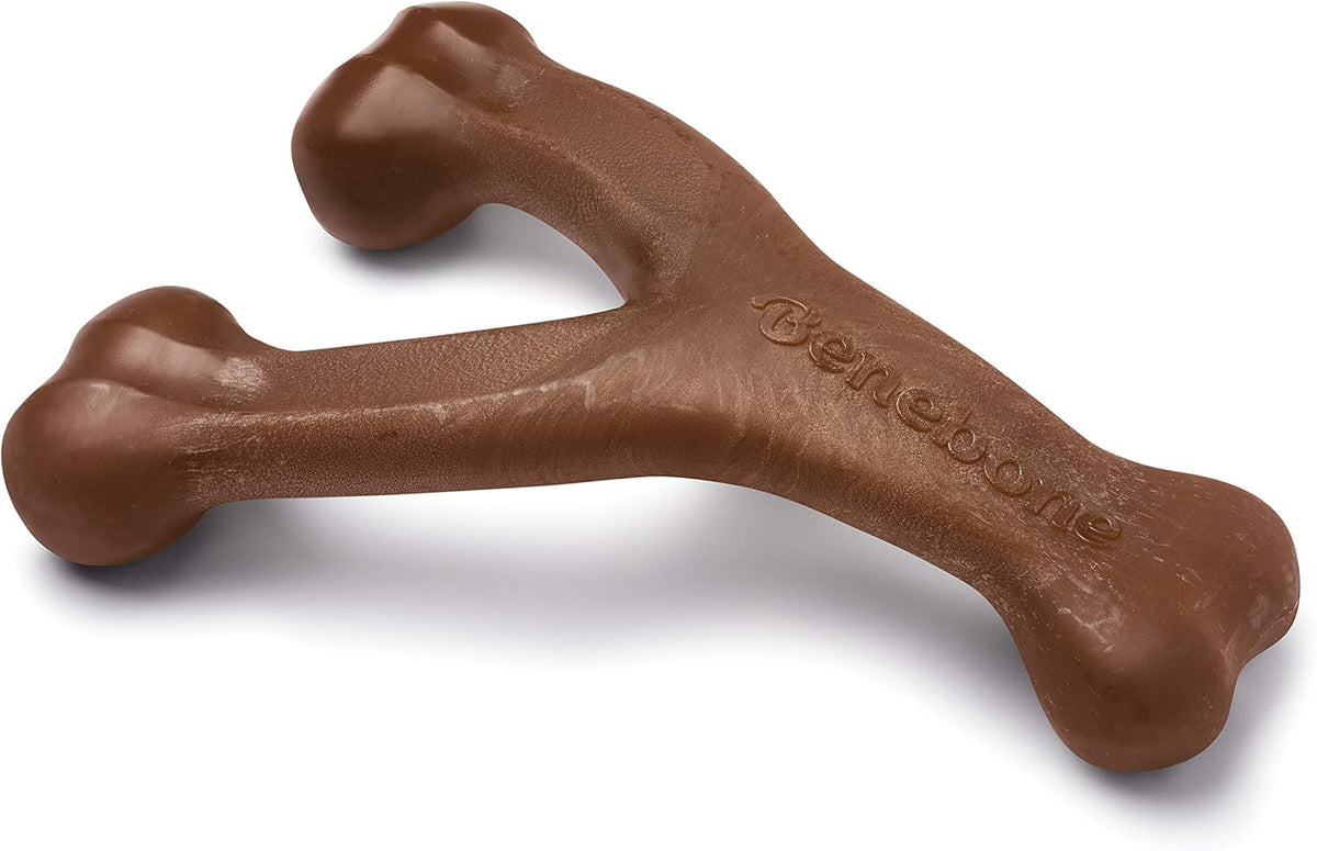 Benebone 3-Pack Wishbone Durable Dog Chew Toy for Aggressive Chewers, Variety Pack-Bacon, Chicken, Peanut Made in USA, Medium - Image 10