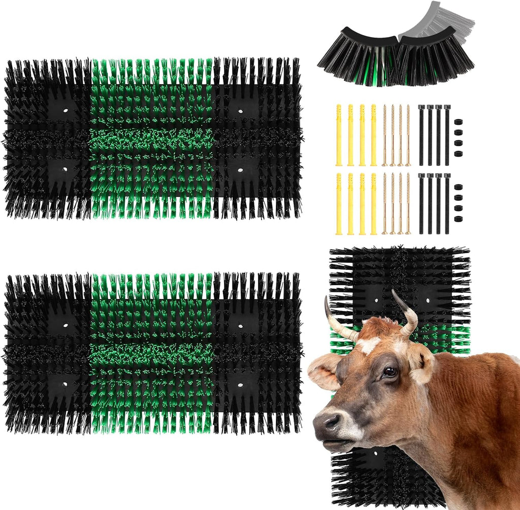 ZhuoÂ·LeLe Upgraded XL Livestock Scratching Brush front view