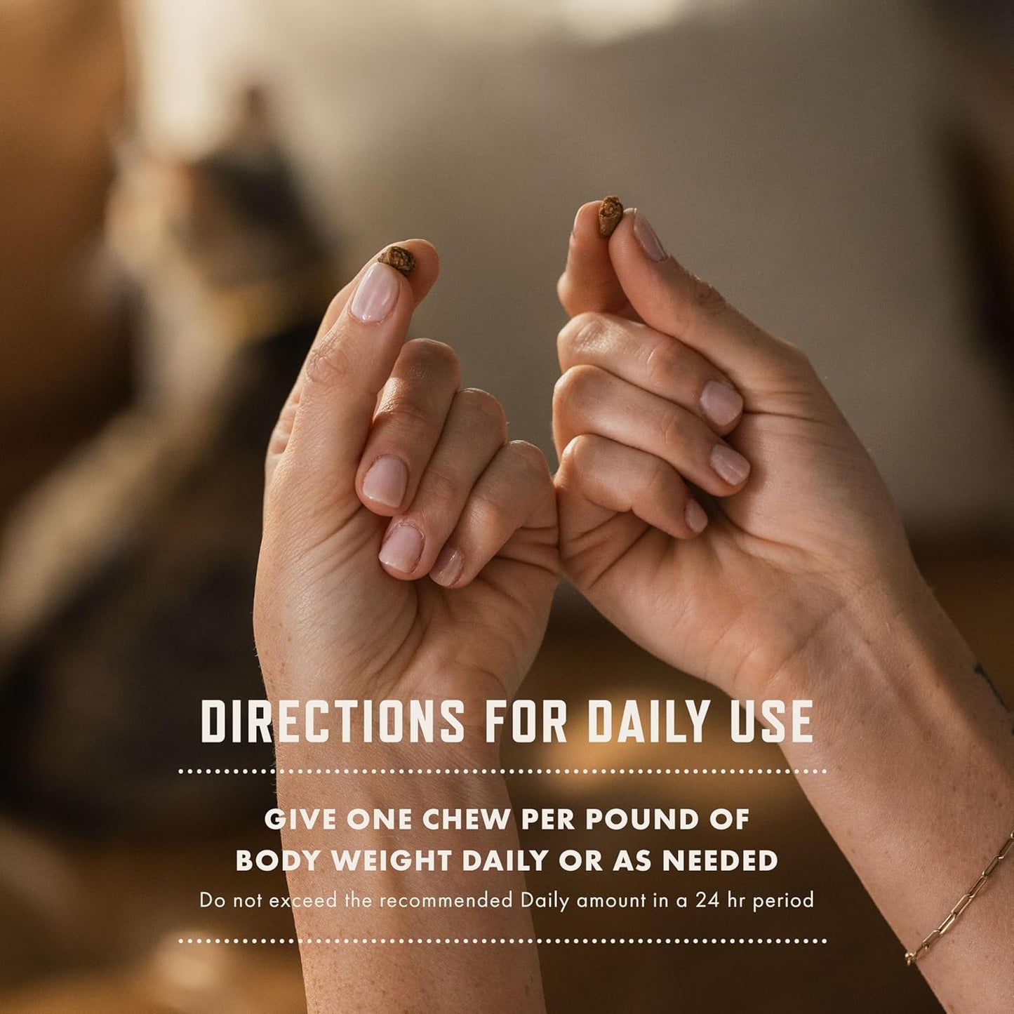 Rocco and Roxie feline hairball control chews containing over three hundred pieces.
