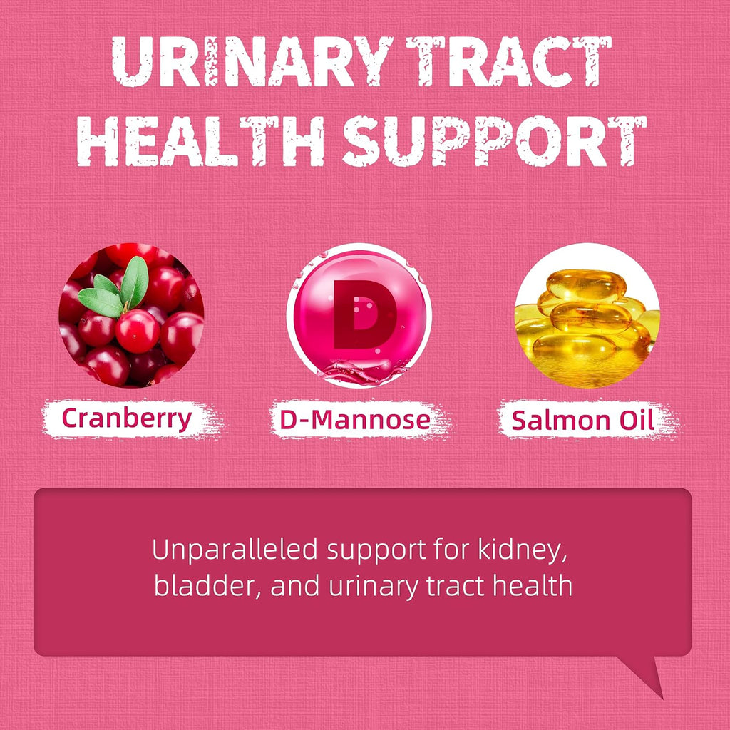 Just Try salmon flavor urinary tract cat biscuits package details close up.