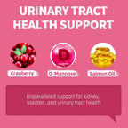 Just Try salmon flavor urinary tract cat biscuits package details close up.