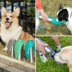 LumoLeaf leak proof travel dog water bottle being filled for hiking adventures