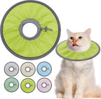 Seyezo Lightweight Cat Cone Collar Soft, Soft Comfortable Cat Recovery Collar After Surgery, Elizabethan E Collar for Cats, Cone for Cats to Stop Licking (Pale Pink, Small) - Image 9
