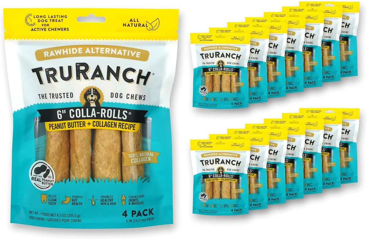 TruRanch dog treats back packaging with ingredient details