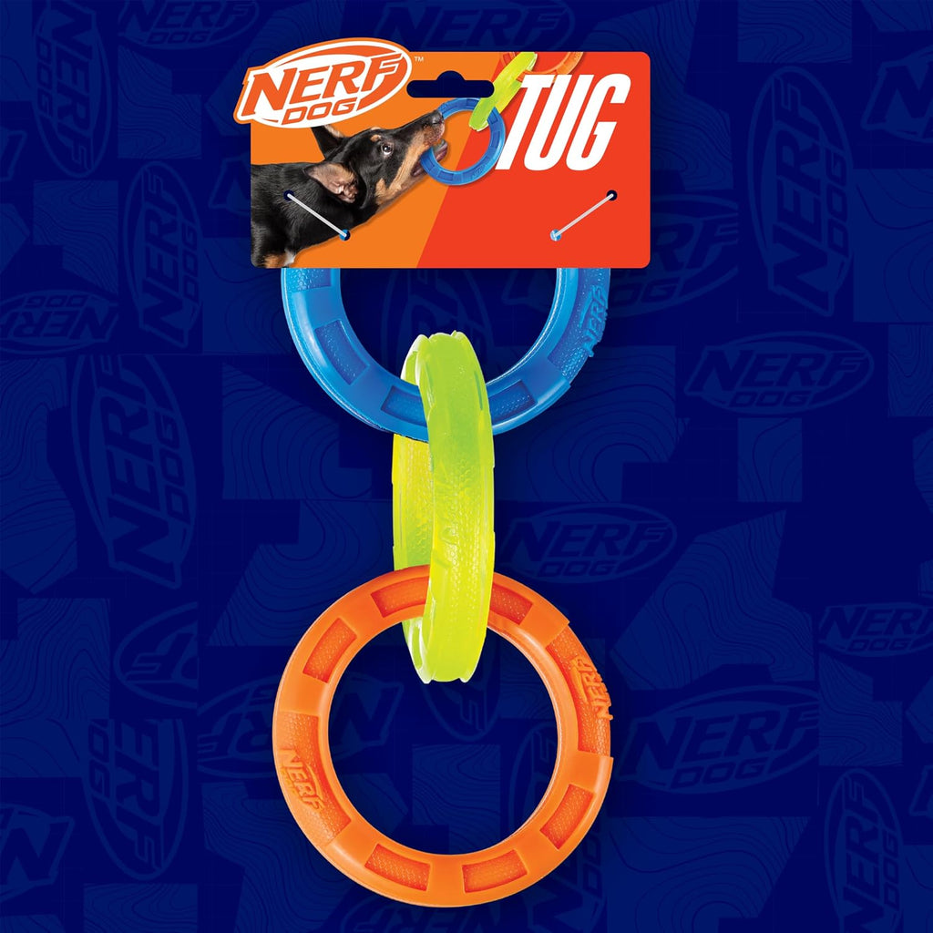 Three ring flexible rubber pet training accessory package view