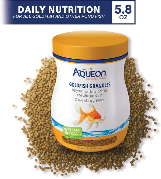 Aqueon Goldfish Granules nutritional information label