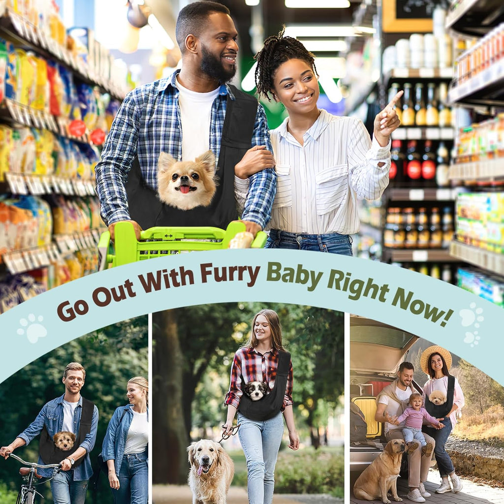 Pawaboo dog sling carrier for travel and walking