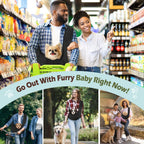Pawaboo dog sling carrier for travel and walking