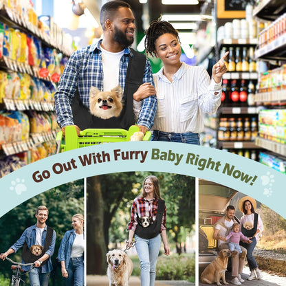 Pawaboo dog sling carrier for travel and walking