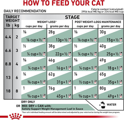 Royal Canin Veterinary Diet Feline Satiety Support Weight Management Adult Dry Cat Food, 12 oz. Bag Bag - Image 12
