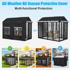 Ciclvx pet crate shelter with ball headed elastic tie downs