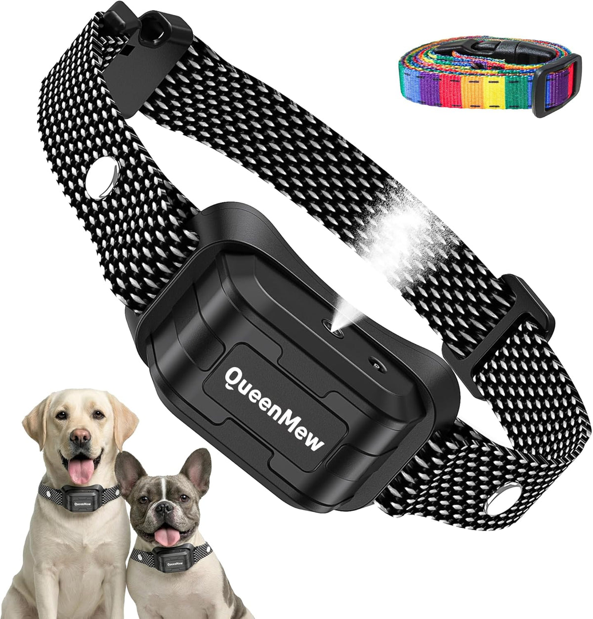 Queenmew Citronella Dog Bark Collar front view