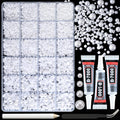 OPMADM flat back pearls crafting kit front view with storage box