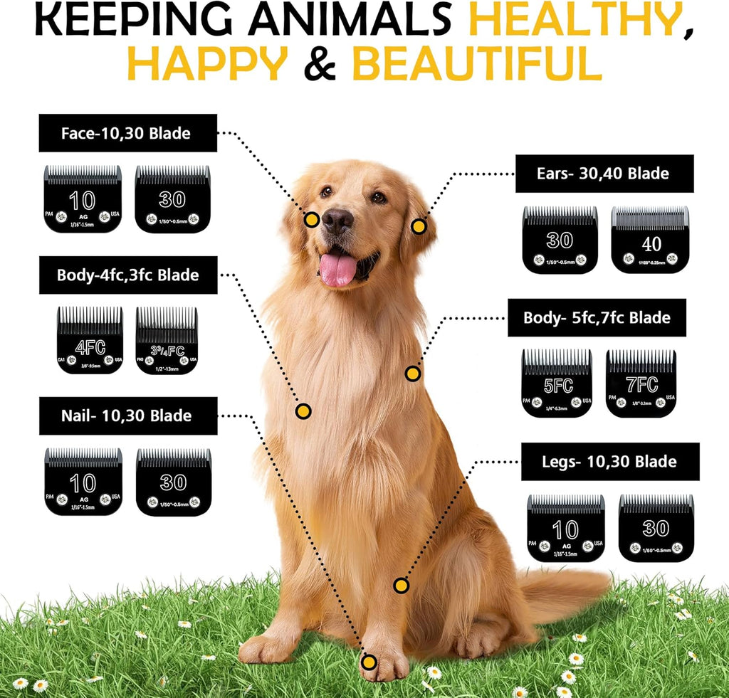MEMIRY dog trimmer blade replacement part for professional animal grooming