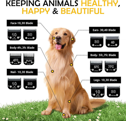 MEMIRY dog trimmer blade replacement part for professional animal grooming