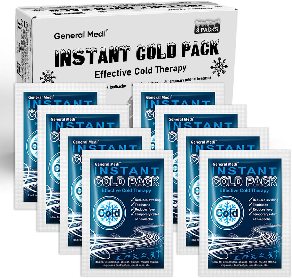 General Medi Instant Ice Cold Pack front view for pain relief