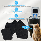 Pre cut non toxic activated carbon odor absorbers close up view