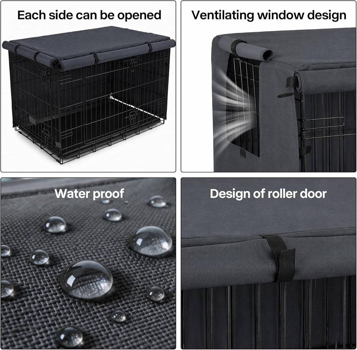 Pawise waterproof dog kennel cover outdoor sunshade protection