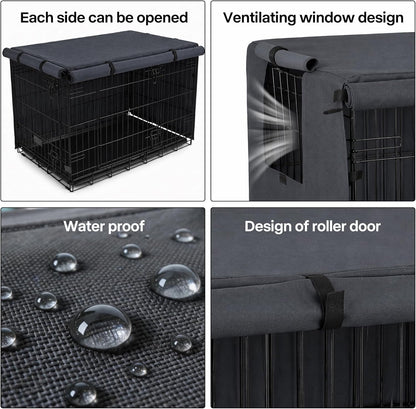 Pawise waterproof dog kennel cover outdoor sunshade protection