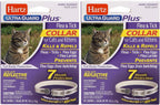 Close up of Hartz cat flea collar safety breakaway feature