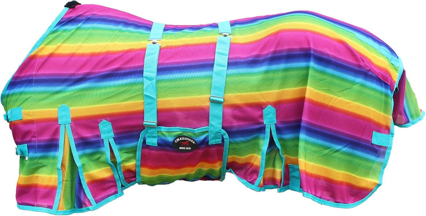 66" Horse Mesh Lightweight Breathable Summer Spring Sheet Bellyband 73437 - Image 13