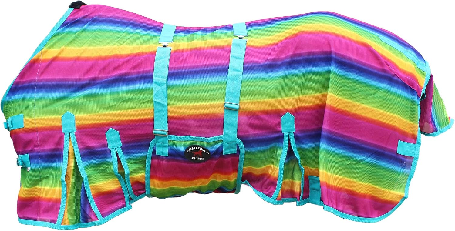 66" Horse Mesh Lightweight Breathable Summer Spring Sheet Bellyband 73437 - Image 13