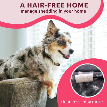 Pat Your Pet Deshedding Brush - Double-Sided Undercoat Rake for Dogs & Cats - Shedding Comb and Dematting Tool for Grooming, Extra Wide (Pink) - Image 8