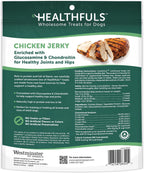 Close up of Healthfuls Chicken Jerky treats texture