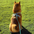 Mint green waterproof long line dog lead heavy duty zinc alloy snap hook close up
