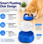 Travel friendly no wet mouth pet bowl showing the sturdy anti tip base stability.
