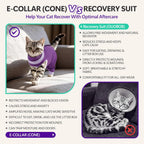 Soft cotton spandex cat surgical suit detail view