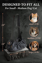 Close up of Noah and Paw pet sling safety belt and clip