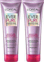 L'Oral Paris Moisture Sulfate Free Shampoo, Hair Care for Color-Treated Hair with Rosemary Botanicals, EverPure, 8.5 Fl Oz - Image 11
