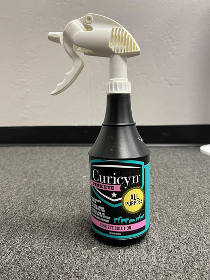 Curicyn authentic USA imported pet care eye treatment product display