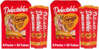 Delectables Squeeze Up Creamy Squeezable Puree, Lickable Wet Cat Treats, Grain Free, No Added Fillers, No By-Products, No Added Preservatives, 0.5 Ounces Chicken & Veggies, 32 Tubes Total - Image 9