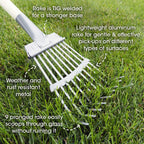 Spotty dog poop scoop set showcasing the premium solid wood handle design for comfortable grip.