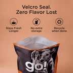 All life stages salmon flavor premium kibble for puppies adults and seniors
