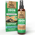 Uncle Todd's Odor Stomp Shoe Deodorizer Spray front view bottle