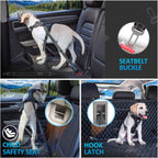 LATCH hook attachment for dog car seat belt