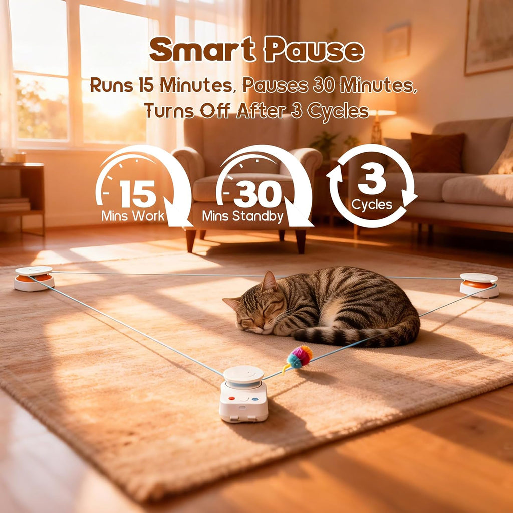 Interactive Cat Toy for Indoor Cat,Automatic Treadmill for Exercise - Image 6