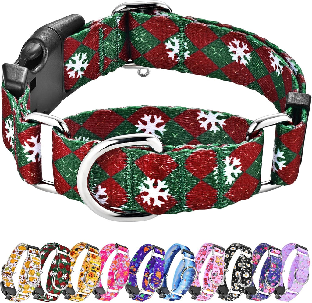 Hikiko Martingale Collar for Dogs Soft Durable Dog Collar for Small Medium Large Boy and Male Dogs No Pull No Slip Safety Buckle Dog Collars (Hill,Medium) - Image 12