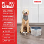 Stackable Cambro FreshPro containers for kitchen organization