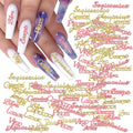 Xeaohesy 72 pieces alloy zodiac nail charms front view nail art accessories