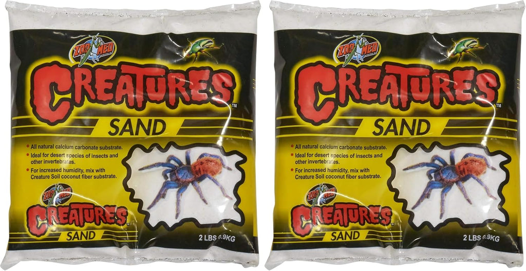Zoo Med Creatures Sand natural calcium carbonate substrate close up