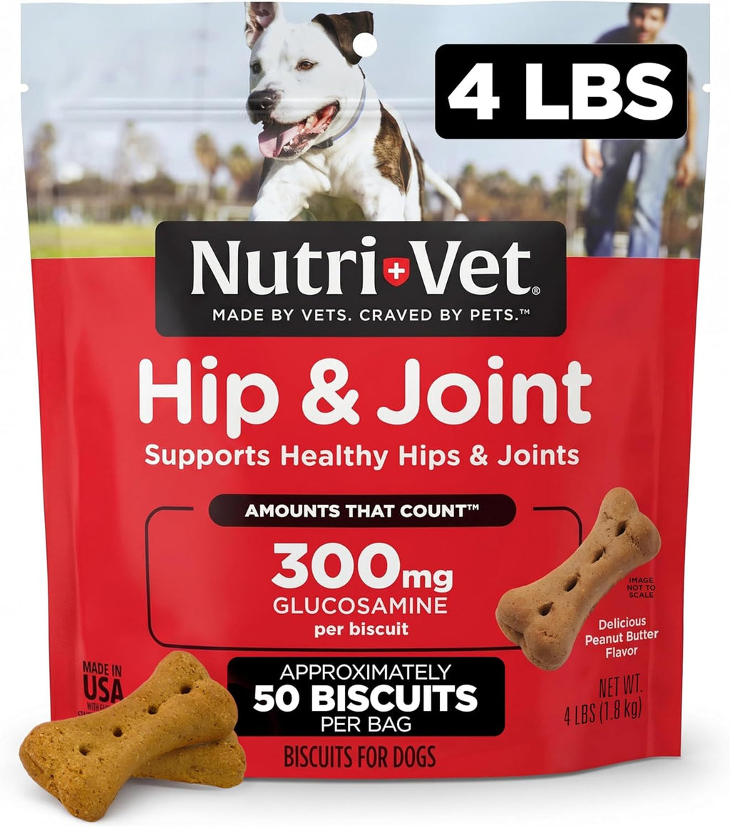 Nutri-Vet glucosamine dog supplement packaging overview