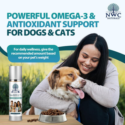 Authentic USA imported NWC Naturals pet supplement packaging details and barcode info
